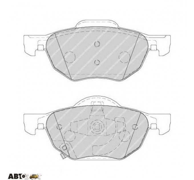 Гальмівні колодки FERODO FDB1704, ціна: 1 973 грн.