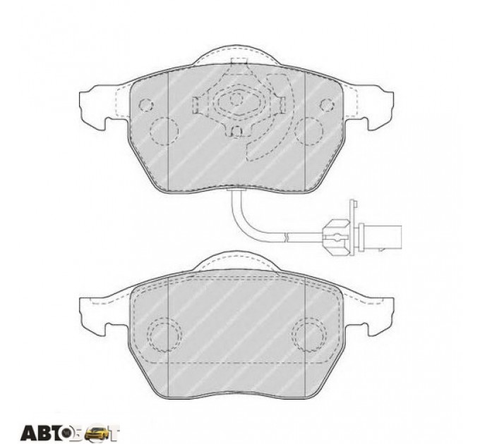 Гальмівні колодки FERODO FDB1717, ціна: 2 113 грн.