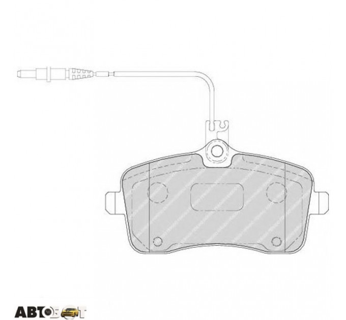 Гальмівні колодки FERODO FDB1725, ціна: 2 135 грн.