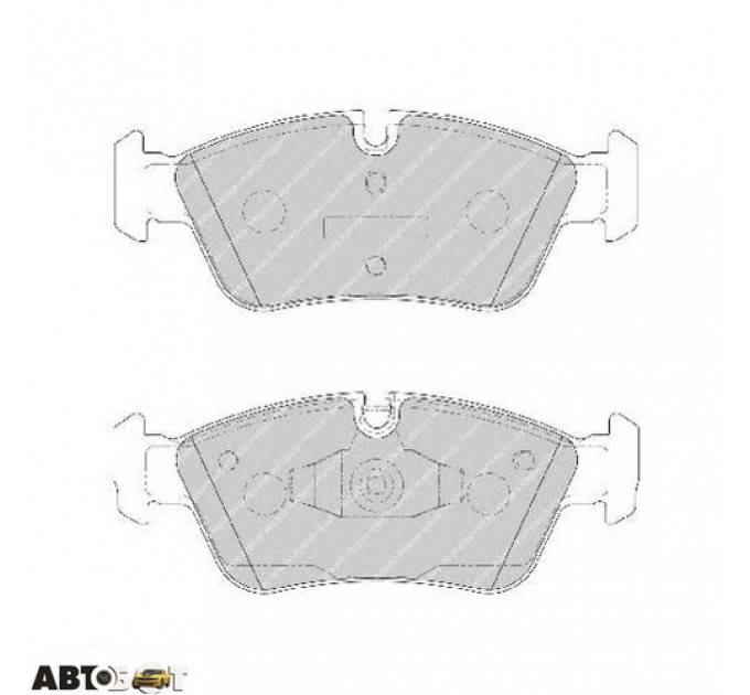Гальмівні колодки FERODO FDB1751, ціна: 2 078 грн.