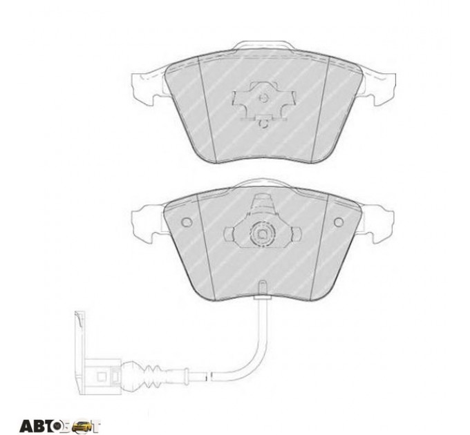 Гальмівні колодки FERODO FDB1765, ціна: 2 584 грн.