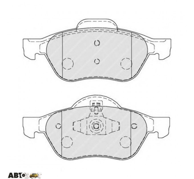 Гальмівні колодки FERODO FDB1866, ціна: 1 832 грн.