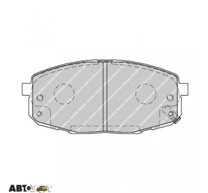 Тормозные колодки FERODO FDB1869, цена: 1 755 грн.