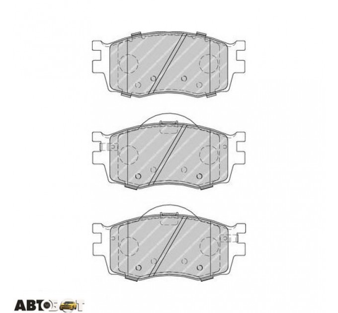 Гальмівні колодки FERODO FDB1955, ціна: 1 929 грн.