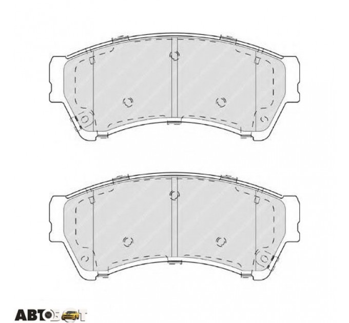 Тормозные колодки FERODO FDB4062, цена: 1 652 грн.