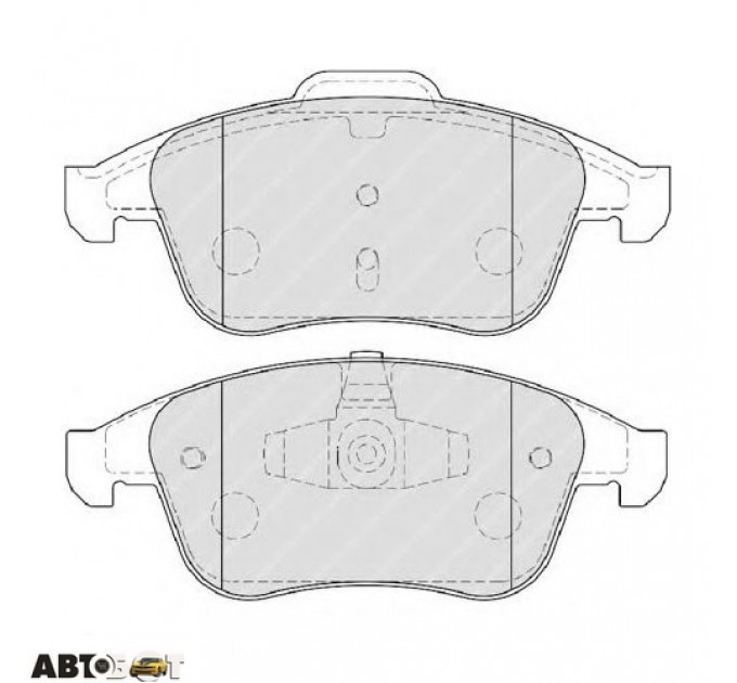 Гальмівні колодки FERODO FDB4068, ціна: 2 002 грн.