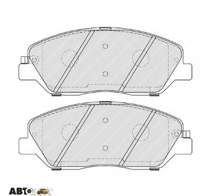 Гальмівні колодки FERODO FDB4111, ціна: 2 415 грн.