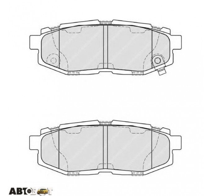 Гальмівні колодки FERODO FDB4187, ціна: 2 551 грн.