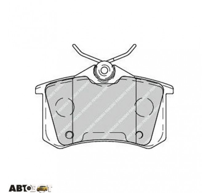 Гальмівні колодки FERODO FDB4260, ціна: 1 345 грн.