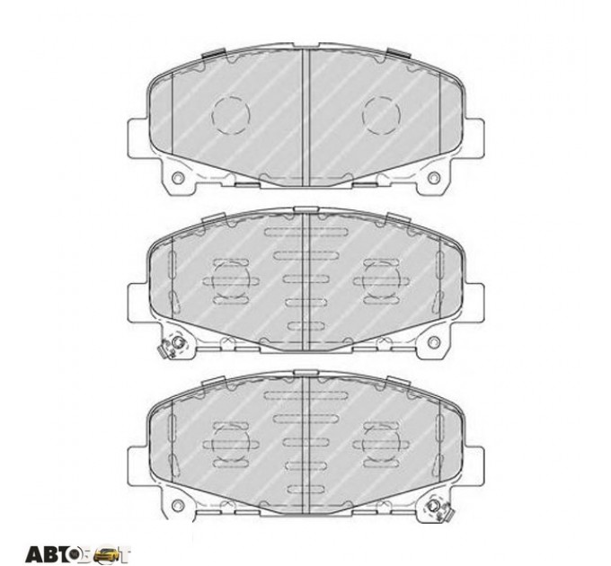 Гальмівні колодки FERODO FDB4270, ціна: 2 530 грн.