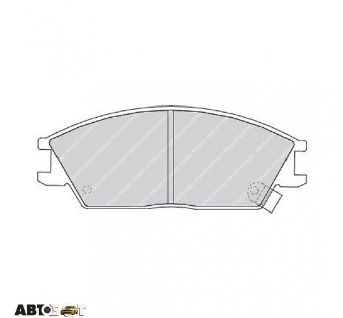 Гальмівні колодки FERODO FDB435, ціна: 1 177 грн.