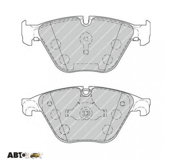 Гальмівні колодки FERODO FDB4382, ціна: 2 843 грн.