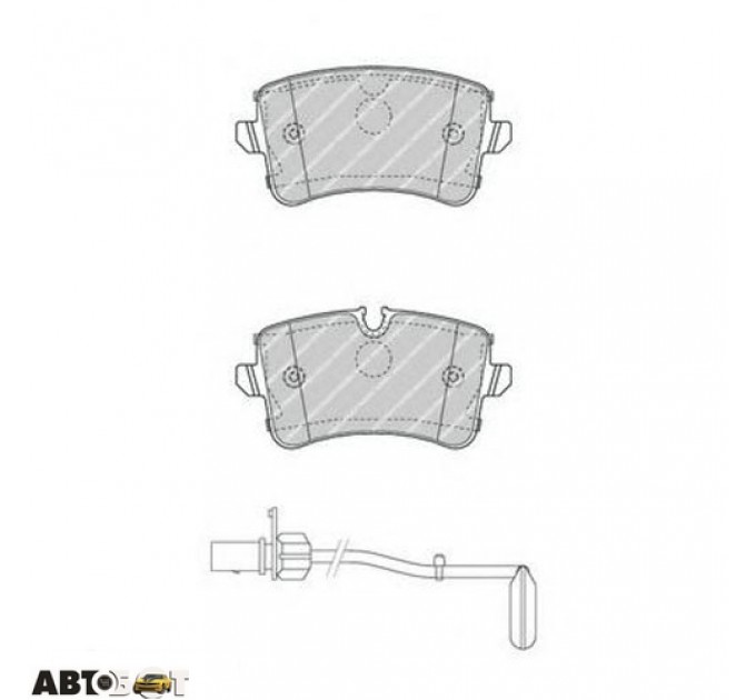 Гальмівні колодки FERODO FDB4393, ціна: 2 832 грн.