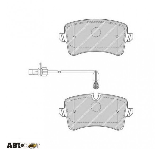 Гальмівні колодки FERODO FDB4410, ціна: 2 223 грн.
