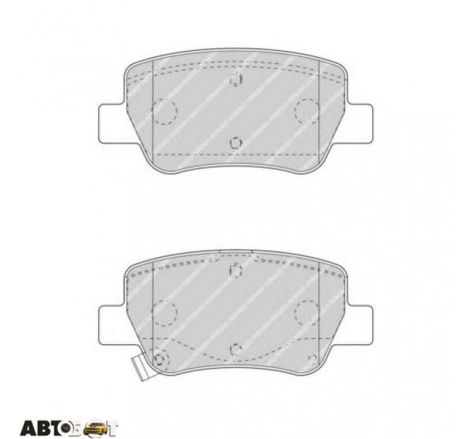 Тормозные колодки FERODO FDB4411, цена: 1 931 грн.