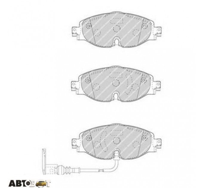 Гальмівні колодки FERODO FDB4433, ціна: 2 711 грн.