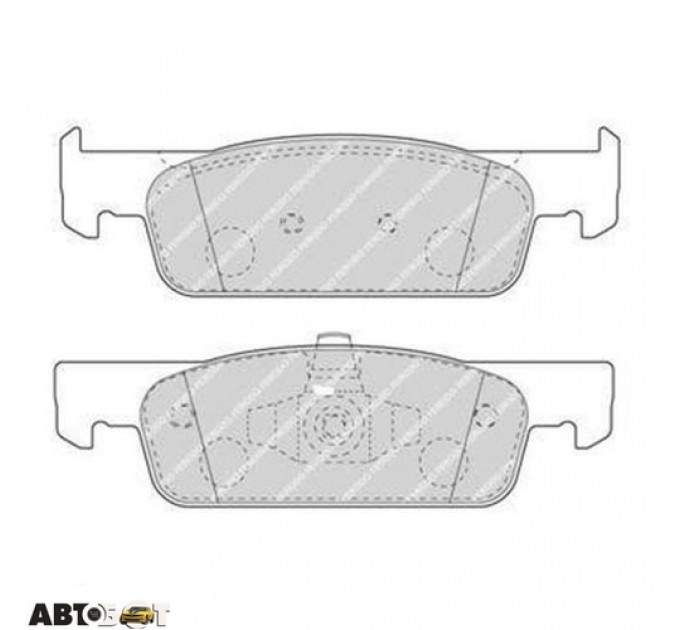 Гальмівні колодки FERODO FDB4615, ціна: 1 691 грн.