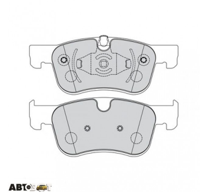 Гальмівні колодки FERODO FDB4679, ціна: 1 981 грн.