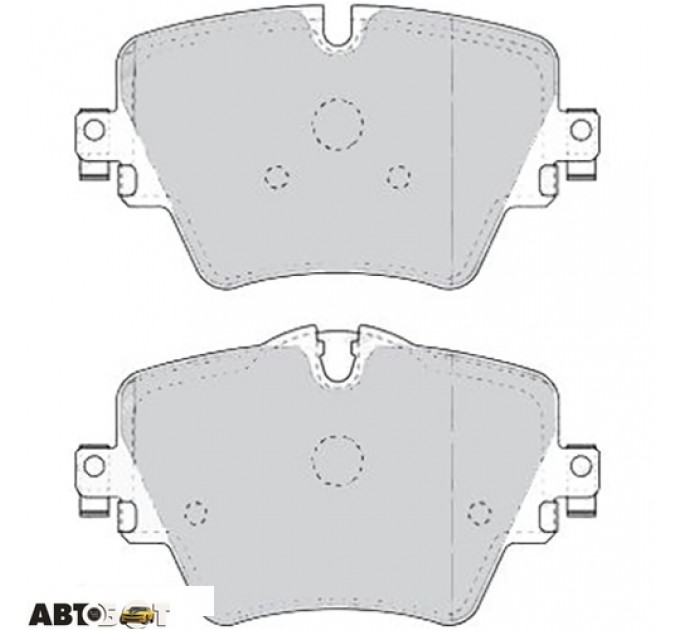 Гальмівні колодки FERODO FDB4689, ціна: 2 533 грн.