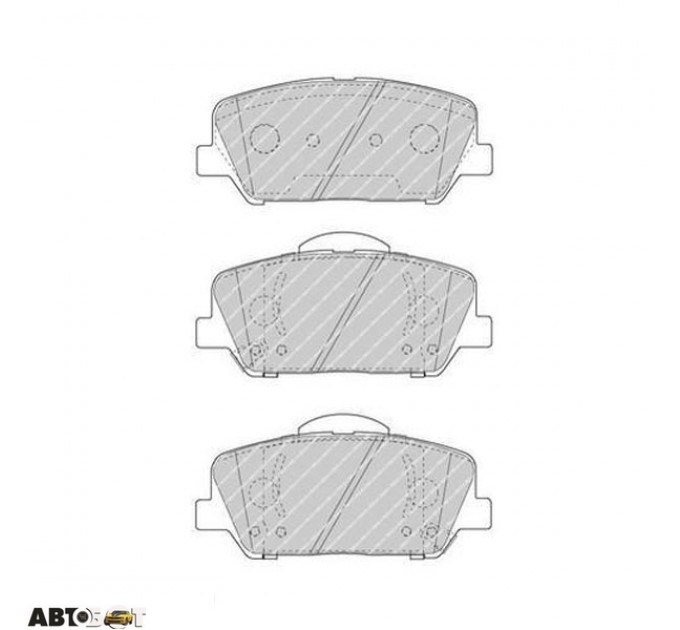 Гальмівні колодки FERODO FDB4703, ціна: 2 272 грн.
