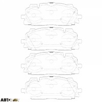 Тормозные колодки FERODO FDB4967