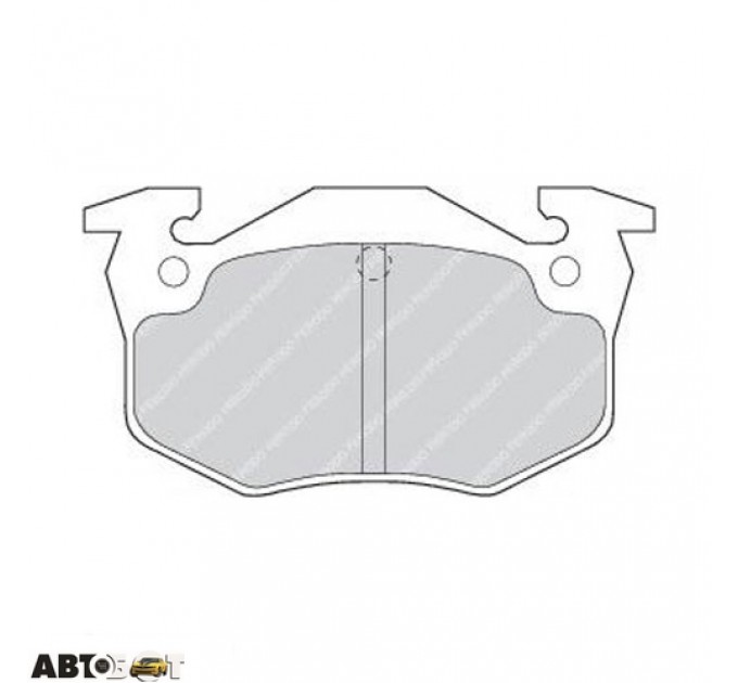 Гальмівні колодки FERODO FDB558, ціна: 825 грн.