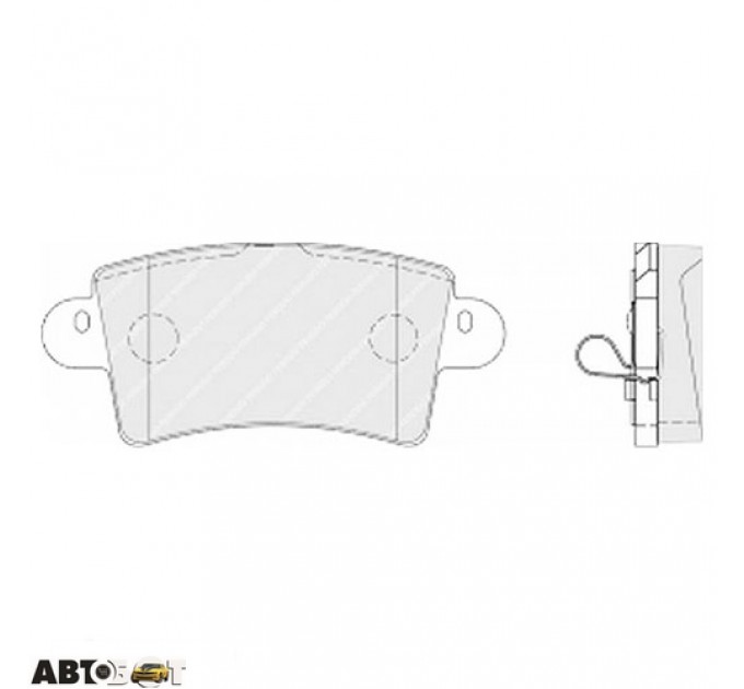 Тормозные колодки FERODO FVR1453, цена: 1 360 грн.