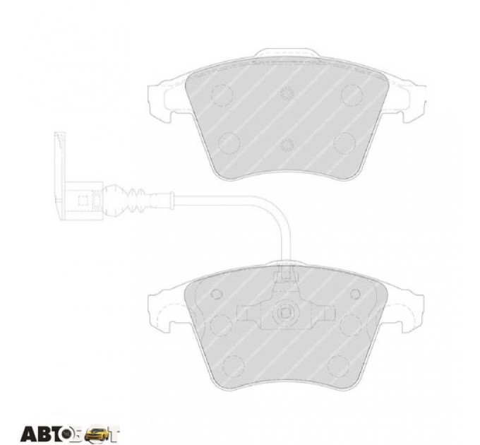 Гальмівні колодки FERODO FVR1643, ціна: 3 023 грн.