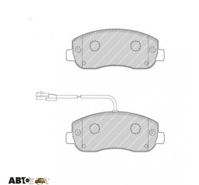 Тормозные колодки FERODO FVR4347, цена: 2 432 грн.