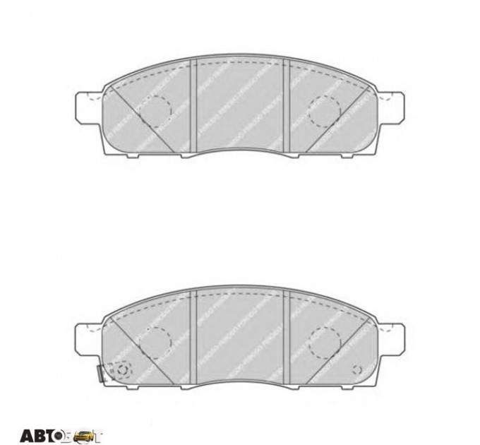 Тормозные колодки FERODO FVR4415, цена: 2 086 грн.