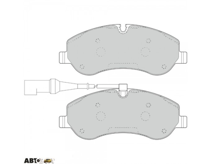 Тормозные колодки FERODO FVR4909, цена: 4 733 грн.
