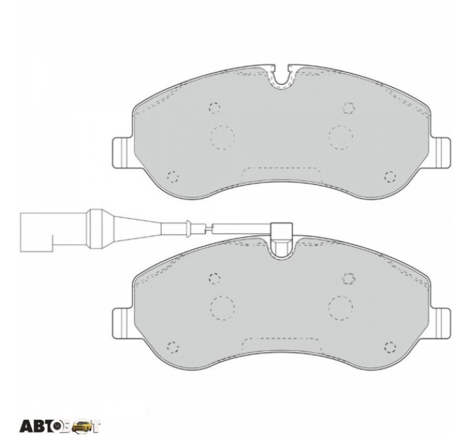 Тормозные колодки FERODO FVR4909, цена: 2 577 грн.