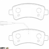 Тормозные колодки FERODO FVR4950