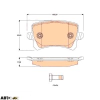 Гальмівні колодки TRW GDB1763