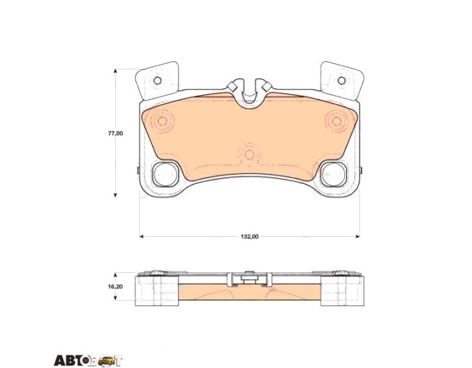 Тормозные колодки TRW GDB1775, цена: 5 731 грн.