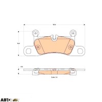 Гальмівні колодки TRW GDB1875