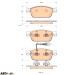 Гальмівні колодки TRW GDB1887, ціна: 2 856 грн.