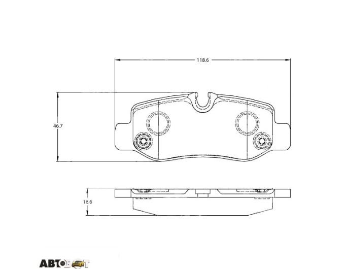 Гальмівні колодки TRW GDB2102, ціна: 3 339 грн.
