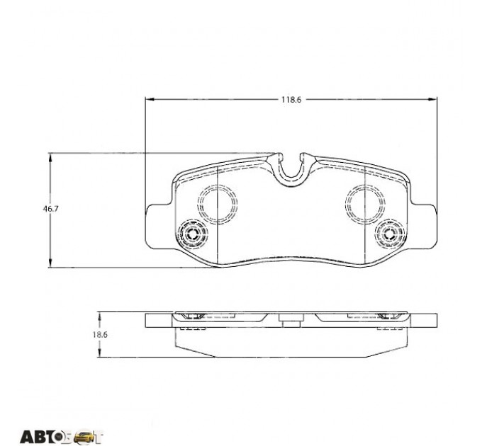 Тормозные колодки TRW GDB2102, цена: 1 818 грн.