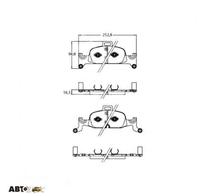 Тормозные колодки TRW GDB2126, цена: 3 307 грн.