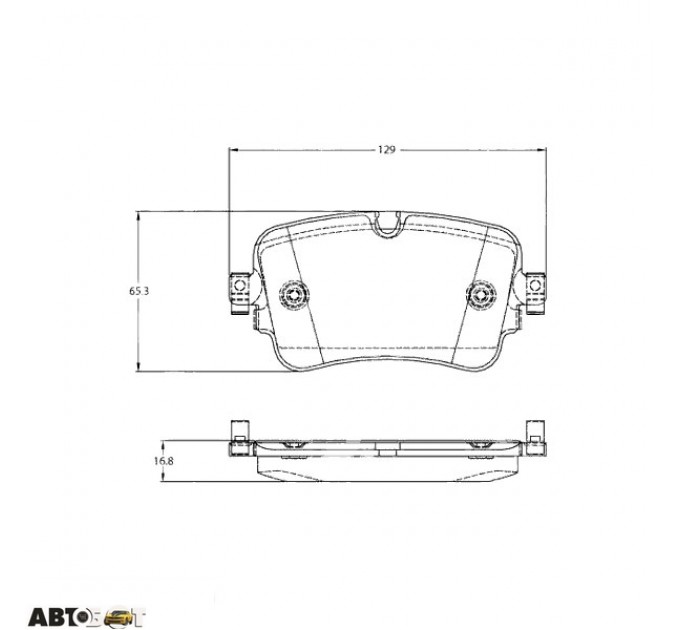 Тормозные колодки TRW GDB2131, цена: 2 625 грн.