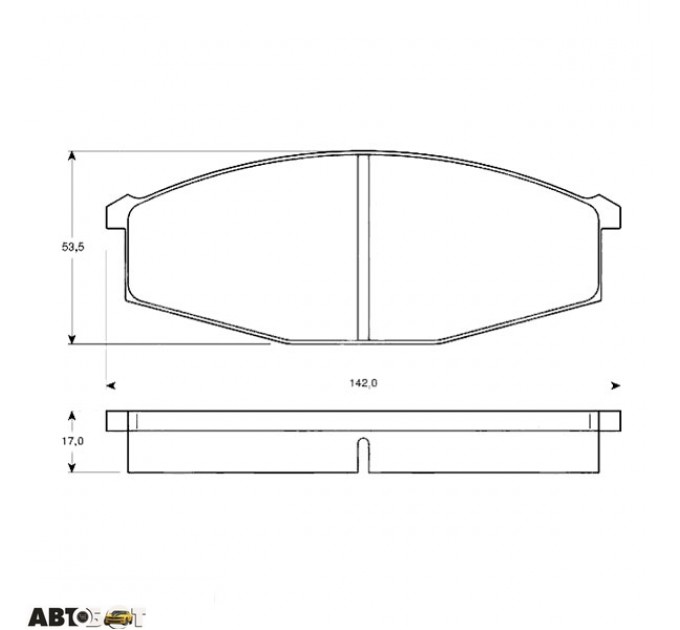 Тормозные колодки TRW GDB251, цена: 1 171 грн.