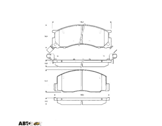 Гальмівні колодки TRW GDB3086, ціна: 2 917 грн.