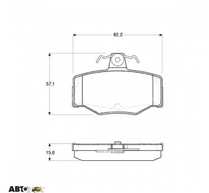 Тормозные колодки TRW GDB3092, цена: 1 121 грн.