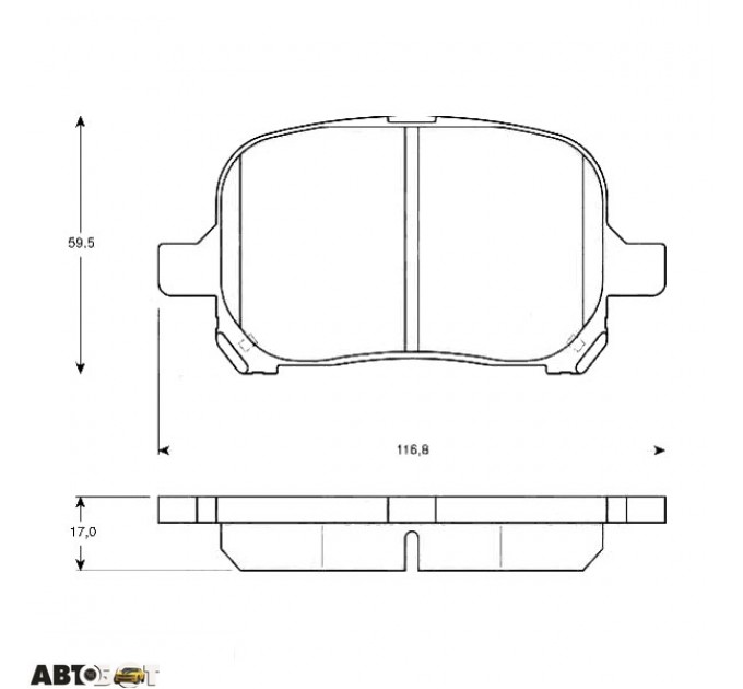 Тормозные колодки TRW GDB3152, цена: 1 514 грн.