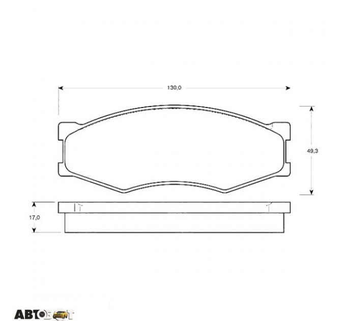 Тормозные колодки TRW GDB318, цена: 983 грн.