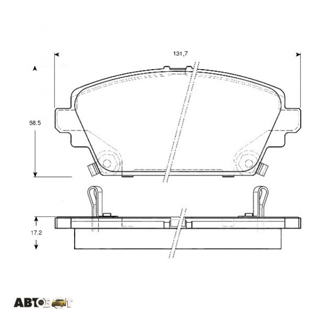 Тормозные колодки TRW GDB3186, цена: 1 392 грн.