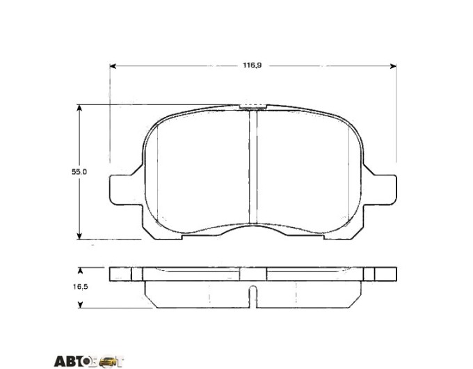 Тормозные колодки TRW GDB3204, цена: 2 188 грн.