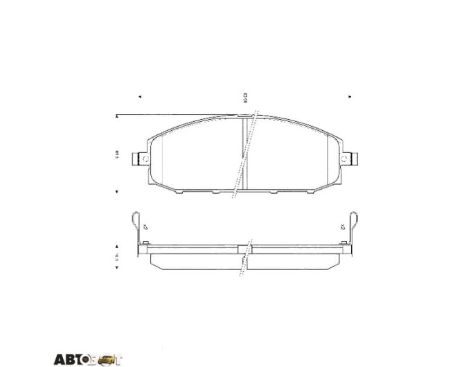 Тормозные колодки TRW GDB3222, цена: 3 524 грн.