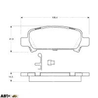 Тормозные колодки TRW GDB3223